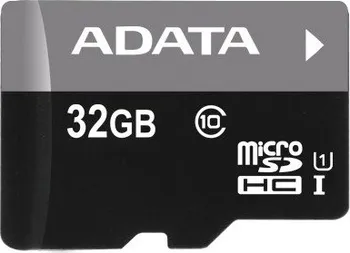 Paměťová karta Adata microSDHC 32 GB Class 10 + OTG čtečka (AUSDH32GUICL10-ROTGMBK)