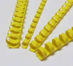 Plastové hřbety 8 žluté 100 ks