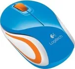Logitech Wireless Mini Mouse M187 modrá