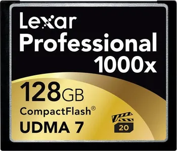 Paměťová karta Lexar CF 128GB 1000x Professional