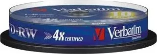 Optické médium Verbatim DVD+RW DataLife PLUS 4.7GB General Standard Scratch Resistant Serl cake box 2-4x 10 pack