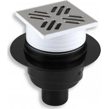 Novaservis 451,0 Podlahová vpusť spodní 105 x 105 mm nerez