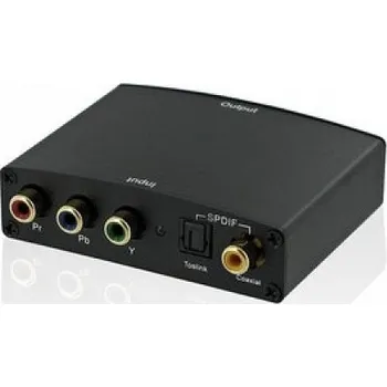 4World Převodník YPbPr Component Video + Coaxial/Toslink Audio do HDMI Média konvertor 4World Převodník YPbPr Component Video + Coaxial/Toslink Audio do HDMI