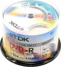 Optické médium TDK DVD-R 50 4,7GB 16x