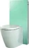 Geberit Monolith - Modul pro stojící wc, zelené sklo/hliník 131.003.SL.1