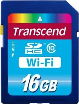 Paměťová karta Transcend SDHC 16GB Class10 Wi-Fi