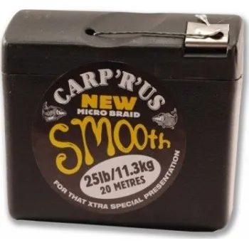 Carp ´R´ Us Návazová šňůrka Smooth braid 15lb 20m