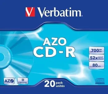 Optické médium Verbatim CD-R 700MB 52x jewellcase