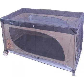 Moskytiéra EMITEX Síť na postýlku 120 x 60 cm černá