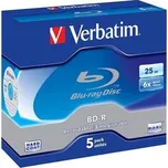 Verbatim BD-R 25GB 6x jewel 5ks
