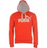 Pánská mikina Puma Logo Hoody Mens červená