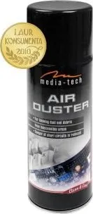 Čistící sada Media-Tech AIR DUSTER - stlačený plyn pro čištění těžko dostupných míst, 400ml