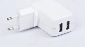 Energenie Univerzální USB nabíječka 220V/2xUSB, 2.1 A, bíla