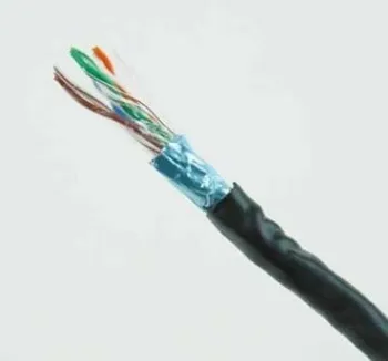 Síťový kabel Gembird FTP kabel drát, cat. 5e, 305m, šedý