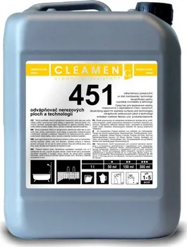 CLEAMEN 451 gelový odvápňovač nerezových ploch a technologií 5L