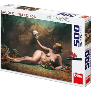 Puzzle Dino Saudek Slovanská dívka 500 dílků