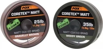 Fox  Coretex Matt 20lb gravelly/brown 20m