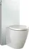 Geberit Monolith - Modul pro stojící wc, bílé sklo/hliník 131.002.SI.1