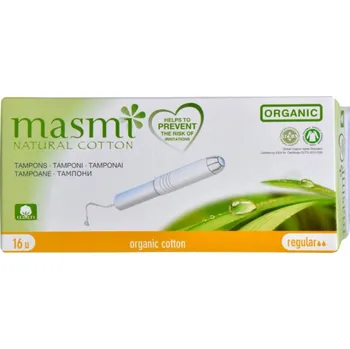 Menstruační tampony Masmi Tampóny s aplikátorem z organické bavlny