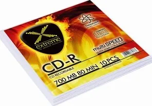 Optické médium Extreme CD-R 10 700MB 52x
