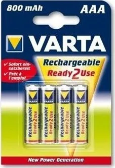 Článková baterie Varta Longlife Accu AAA 4 ks