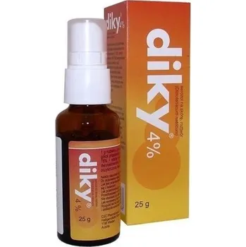 Lék na kožní problémy, vlasy a nehty Cyathus Diky 4 % Spray 40 mg/g 25 g