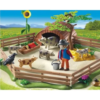 Stavebnice Playmobil Playmobil 5122 Prasátka v ohradě