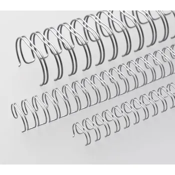 Renz Kovové hřbety 3/1" 14,3 50 ks, stříbrné