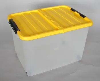 Úložný box Box úložný s víkem pojízdný