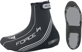 Cyklistické návleky Force PU Dry návleky treter černo-šedé