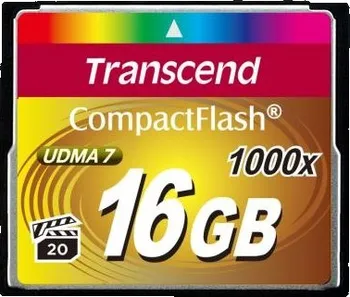 Paměťová karta Transcend CompactFlash 1000x 16 GB