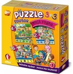 efko Soubor puzzle 3v1 Moje rodina 32…