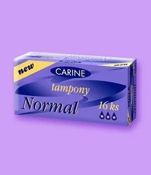 Hygienické tampóny Carine Normal dámské tampony 16 ks