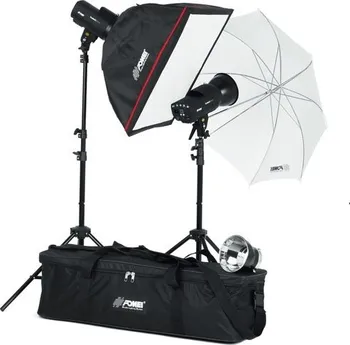 Deštník FOMEI Basic 200 KIT - studiová záblesková světla sada komplet