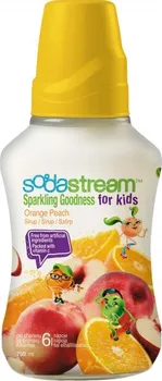 Sirup pro výrobník sody Sodastream Good Kids Pomeranč a broskev 750 ml