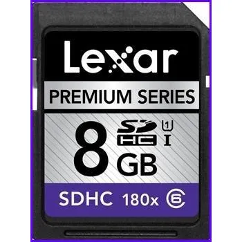 Lexar 8GB SDHC Class 6 180x Premium Paměťová karta Lexar 8GB SDHC Class 6 180x Premium