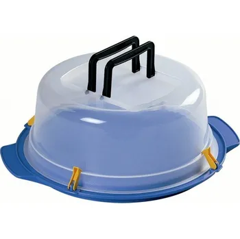 Heidrun Plastový podnos na dort s poklopem 35 cm
