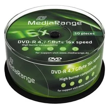 Optické médium Mediarange DVD+R 4,7GB 16x spindl 50 pack