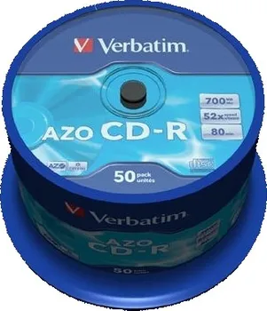 Optické médium Verbatim CD-R 50ks 700 MB 52x spindle