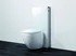 Geberit Monolith - Modul pro závěsné wc, bílé sklo/hliník 131.021.SI.1
