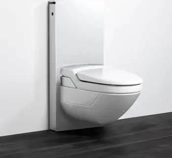 Geberit Monolith - Modul pro závěsné wc, bílé sklo/hliník 131.022.SI.1