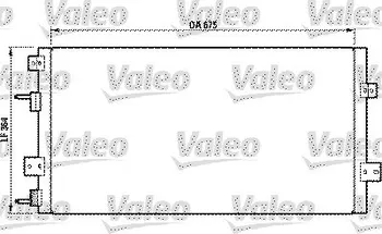 Výparník klimatizace Chladič klimatizace - VALEO (VA 817075)