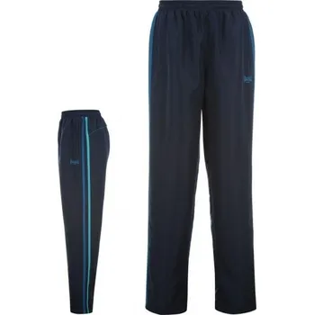 Lonsdale 2 Stripe Open Hem Woven Tracksuit Bottoms Mens modrá Lonsdale 2 Stripe Open Hem Woven Tracksuit Bottoms Mens modrá