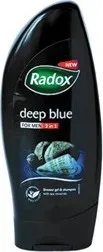 Sprchový gel Radox Deep Blue 2 v 1 sprchový gel 250 ml
