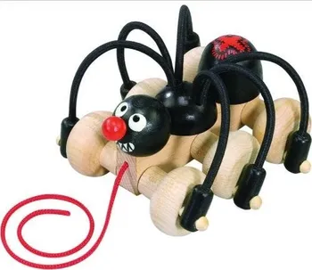 Dřevěná hračka Detoa Černý pavouk