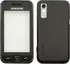 Náhradní kryt pro mobilní telefon SAMSUNG S5230 Star přední kryt black / černý