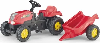 Dětské šlapadlo Rolly Toys Šlapací traktor s vlečkou