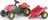 Rolly Toys Šlapací traktor s vlečkou, červený