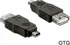 Datový kabel Delock adaptér USB mini-B samec -> USB 2.0-A samice OTG