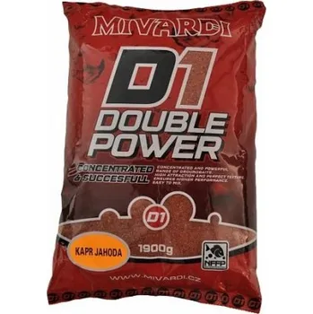 Boilies Mivardi Krmítková směs D1 - Kapr Jahoda 1,9kg